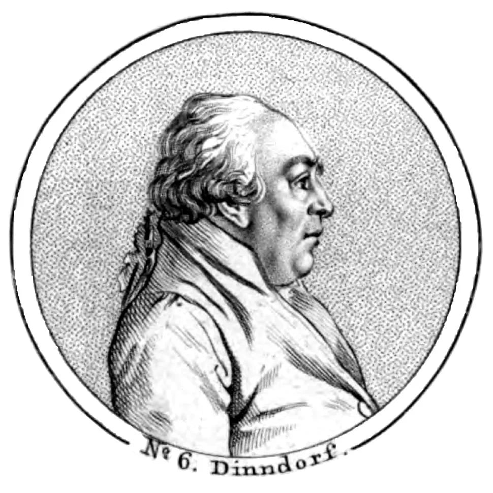 Portrait of Gottlieb Immanuel Dindorf (1755–1812) – memorial page