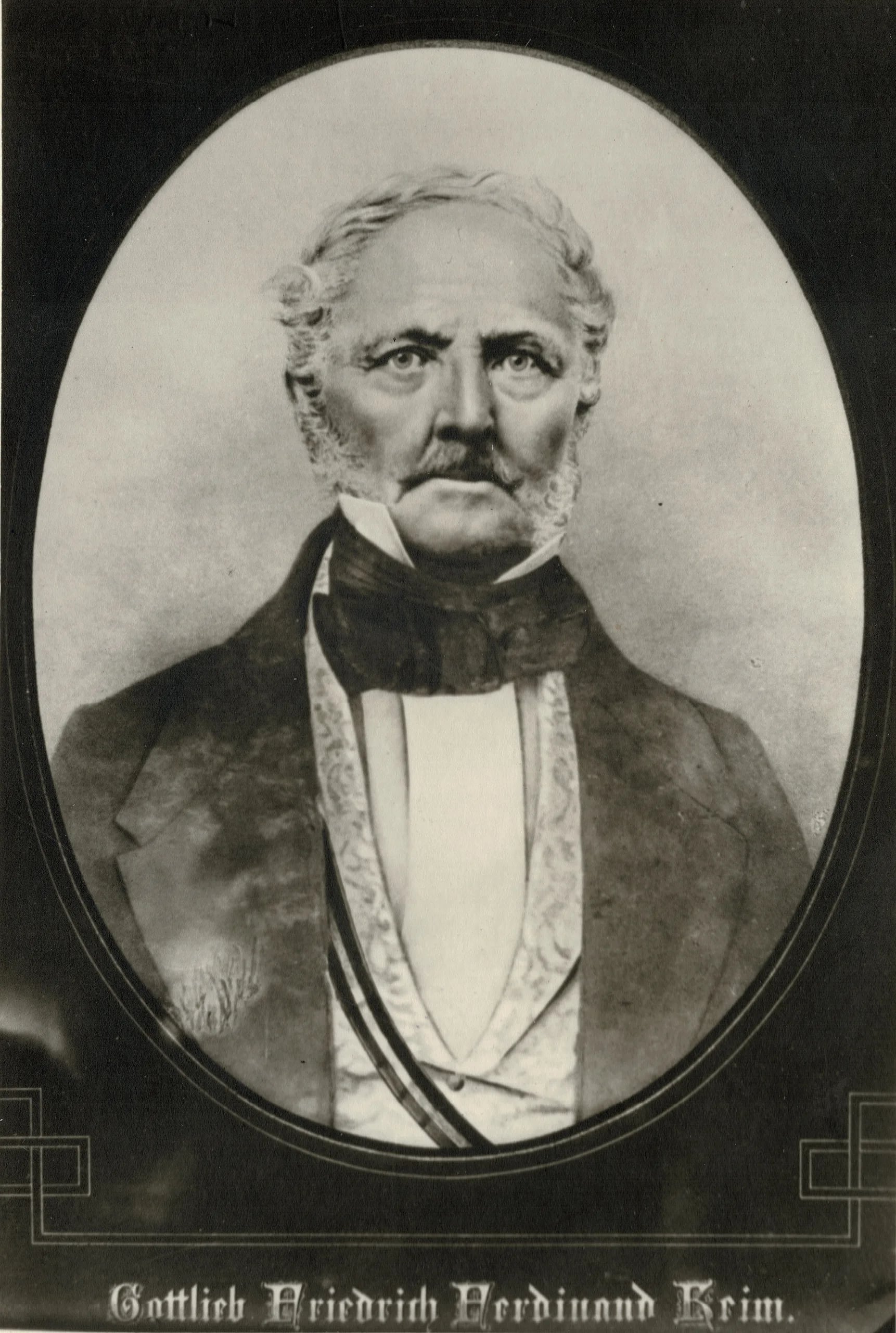 Portrait of Gottlieb Keim (1783–1868) – memorial page