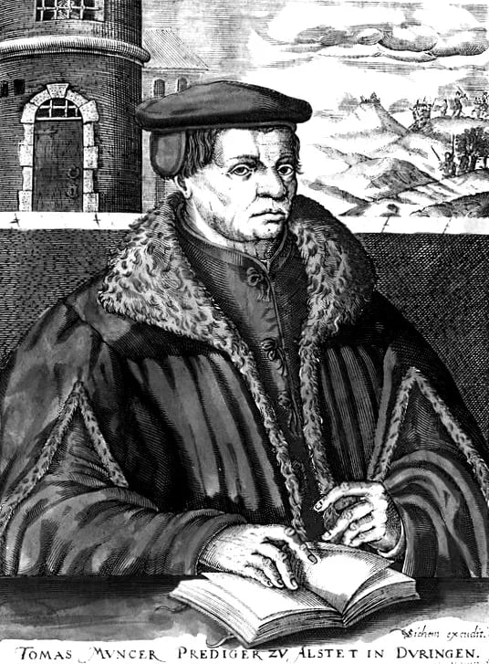 Porträt von Thomas Müntzer (1489–1525) – Gedenkseite