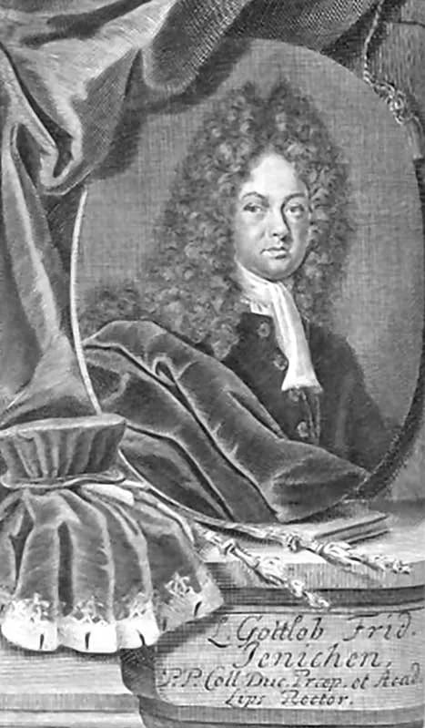 Portrait of Gottlob Friedrich Jenichen (1680–1735) – memorial page