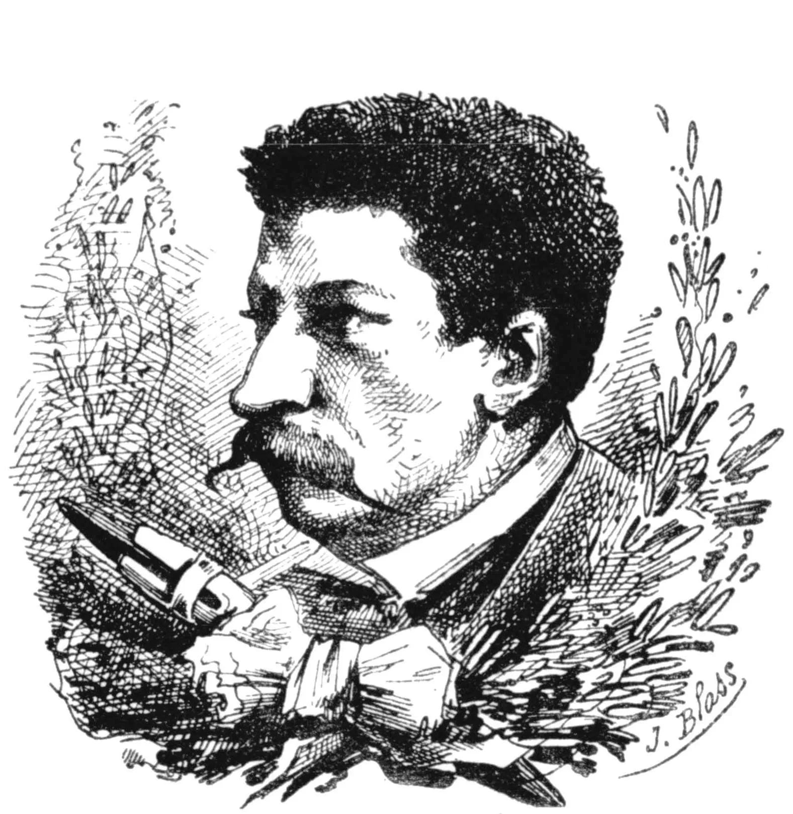 Porträt von Georges Lafosse (1843–1880) – Gedenkseite