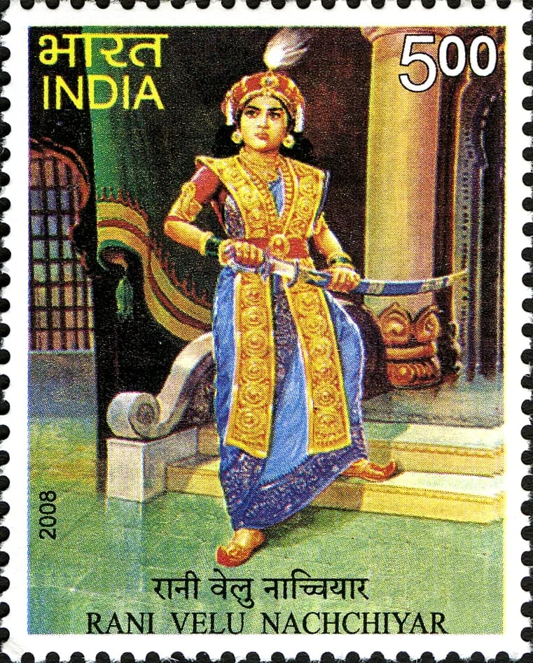 Porträt von Velu Nachiyar (1730–1796) – Gedenkseite