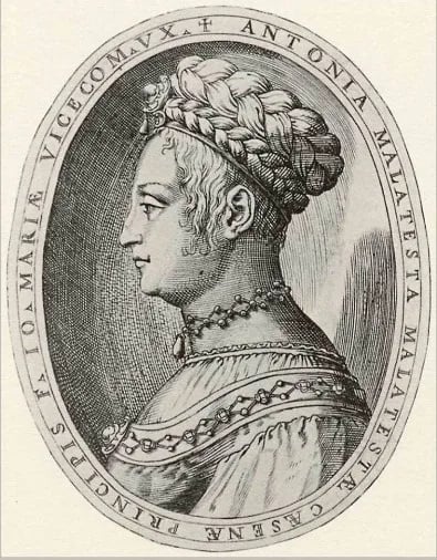 Portrait of Antonia Malatesta (1451–1483) – memorial page