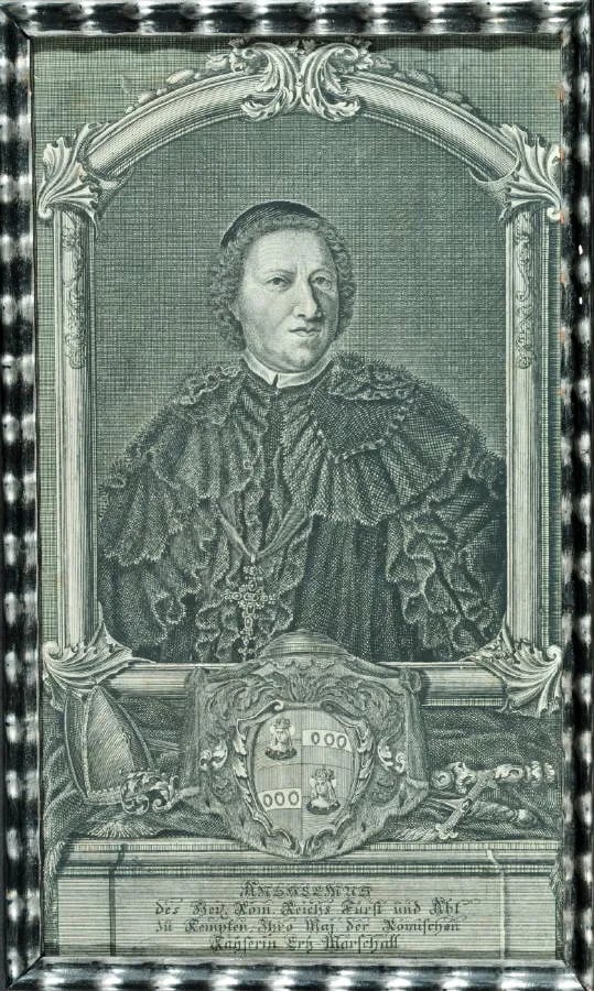 Porträt von Anselm Reichlin von Meldegg (1679–1747) – Gedenkseite