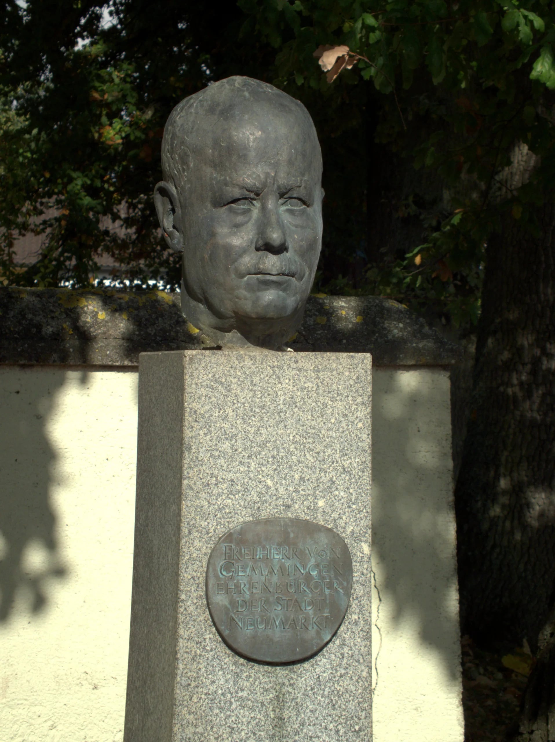 Porträt von Ludwig von Gemmingen-Hornberg (1901–1978) – Gedenkseite