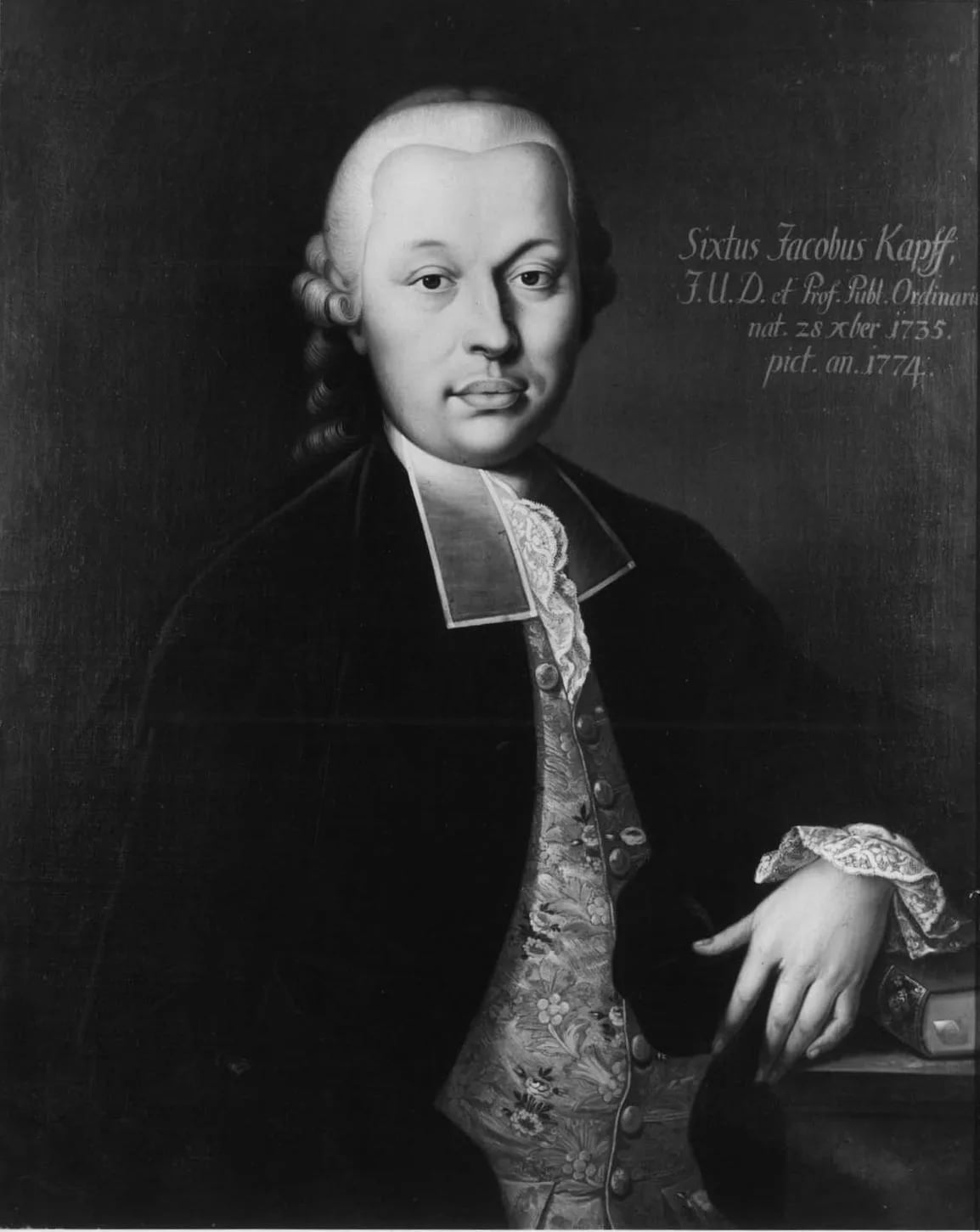 Porträt von Sixt Jakob von Kapff (1735–1821) – Gedenkseite