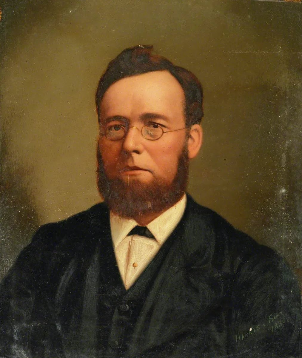Porträt von Benjamin Evans (1844–1900) – Gedenkseite