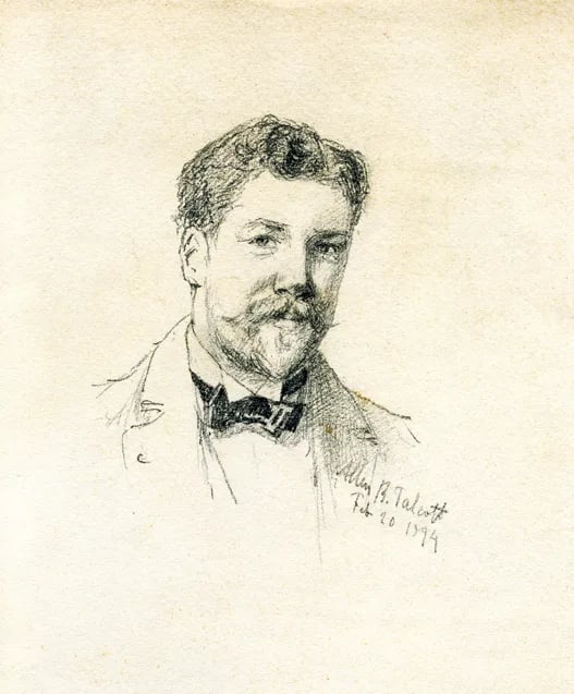 Portrait of Allen Butler Talcott (1867–1908) – memorial page