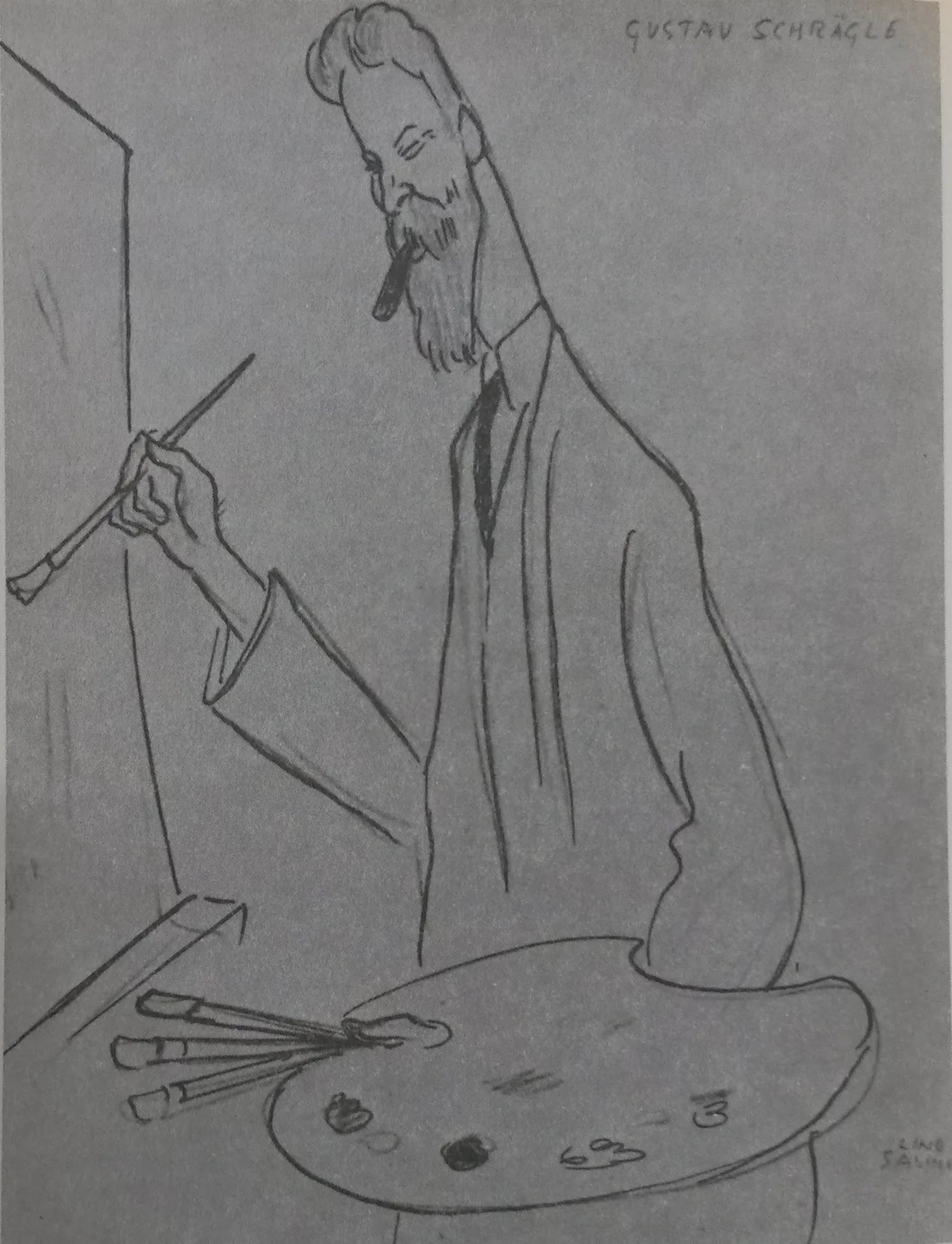 Portrait of Gustav Schraegle (1867–1925) – memorial page