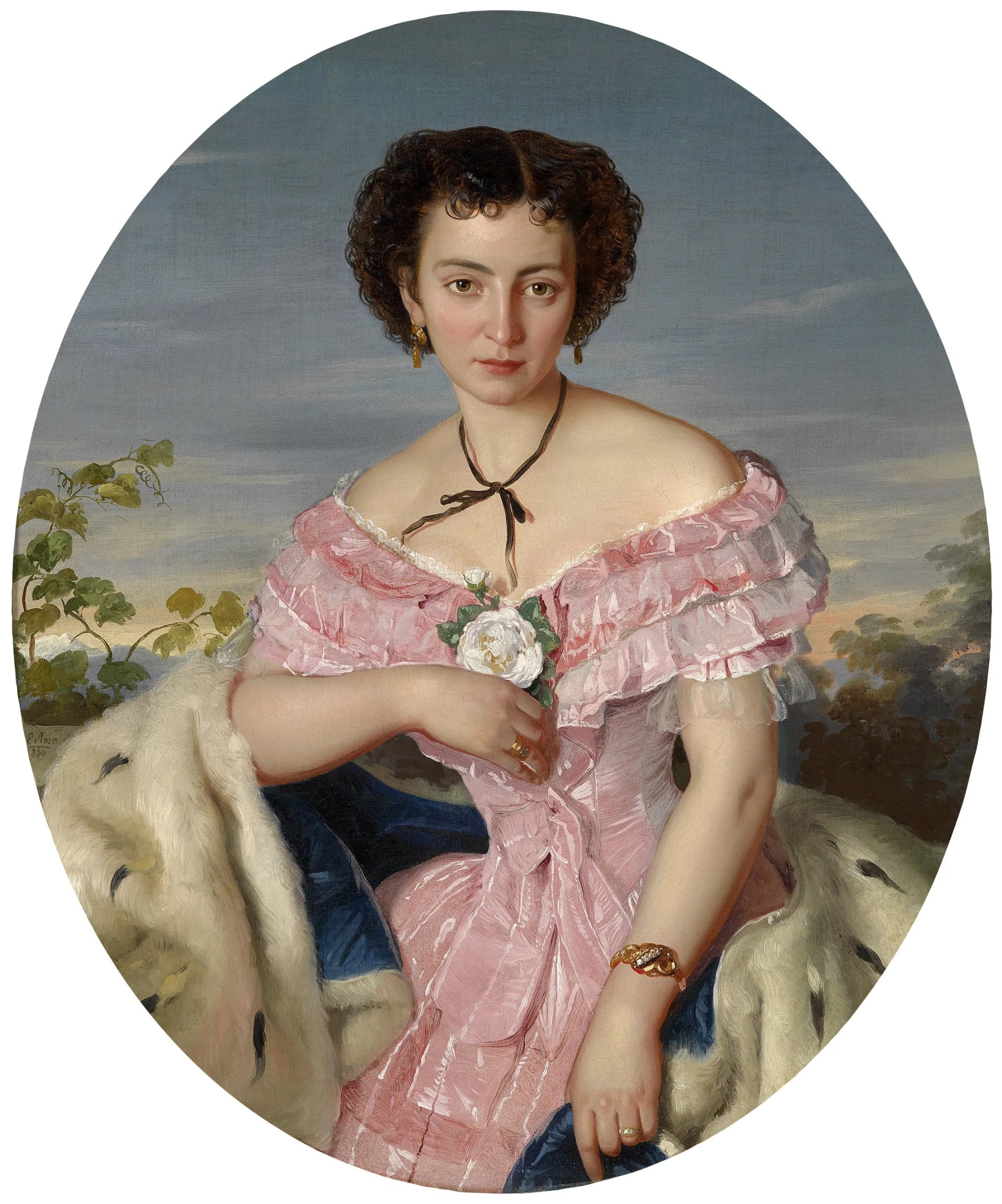 Portrait of Philippine von Edelsberg (1838–1917) – memorial page