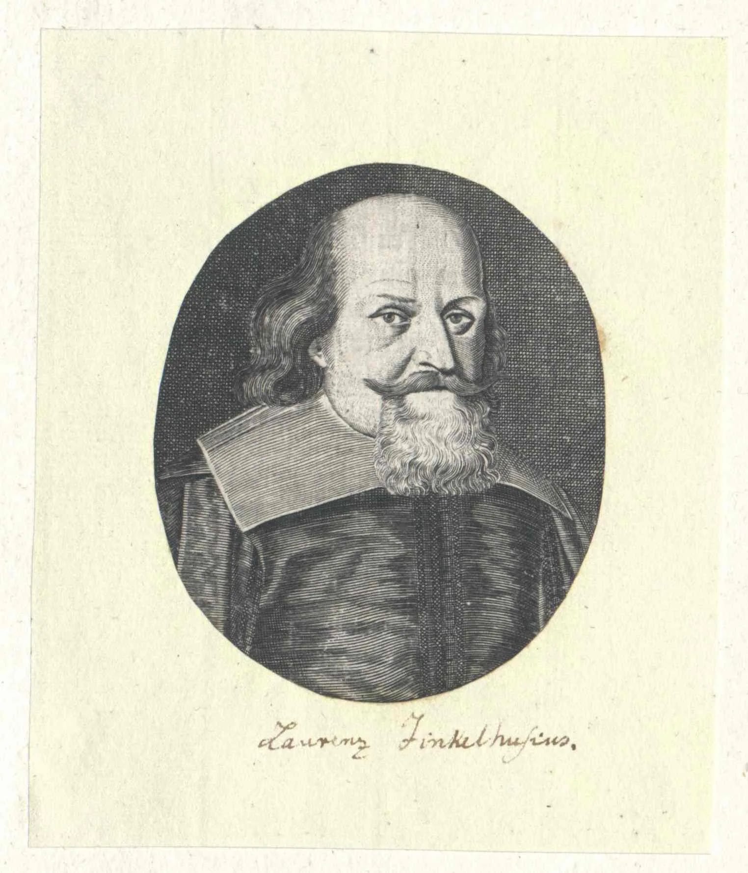 Portrait of Laurentius Finckelthaus (1555–1606) – memorial page
