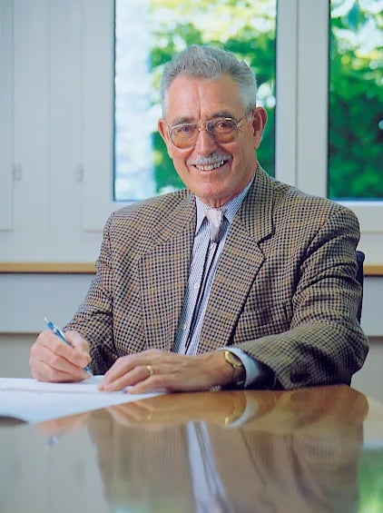 Porträt von Dialma Jakob Bänziger (1927–2022) – Gedenkseite