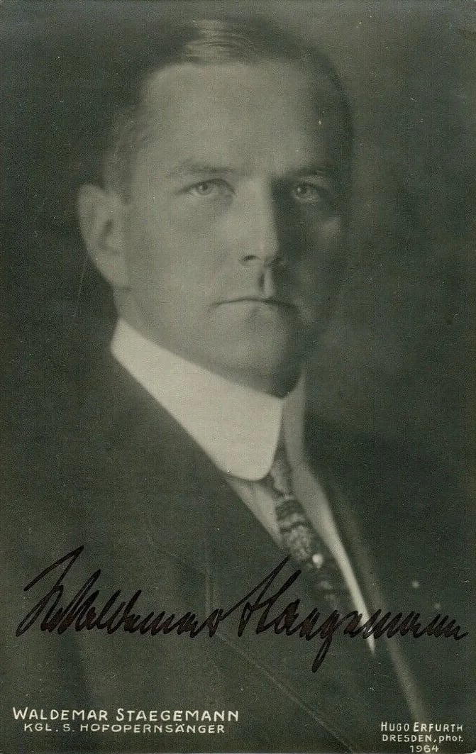 Porträt von Waldemar Staegemann (1879–1958) – Gedenkseite