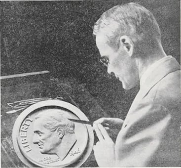 Portrait of John R. Sinnock (1888–1947) – memorial page