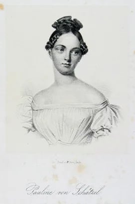 Portrait of Pauline von Schätzel (1811–1882) – memorial page