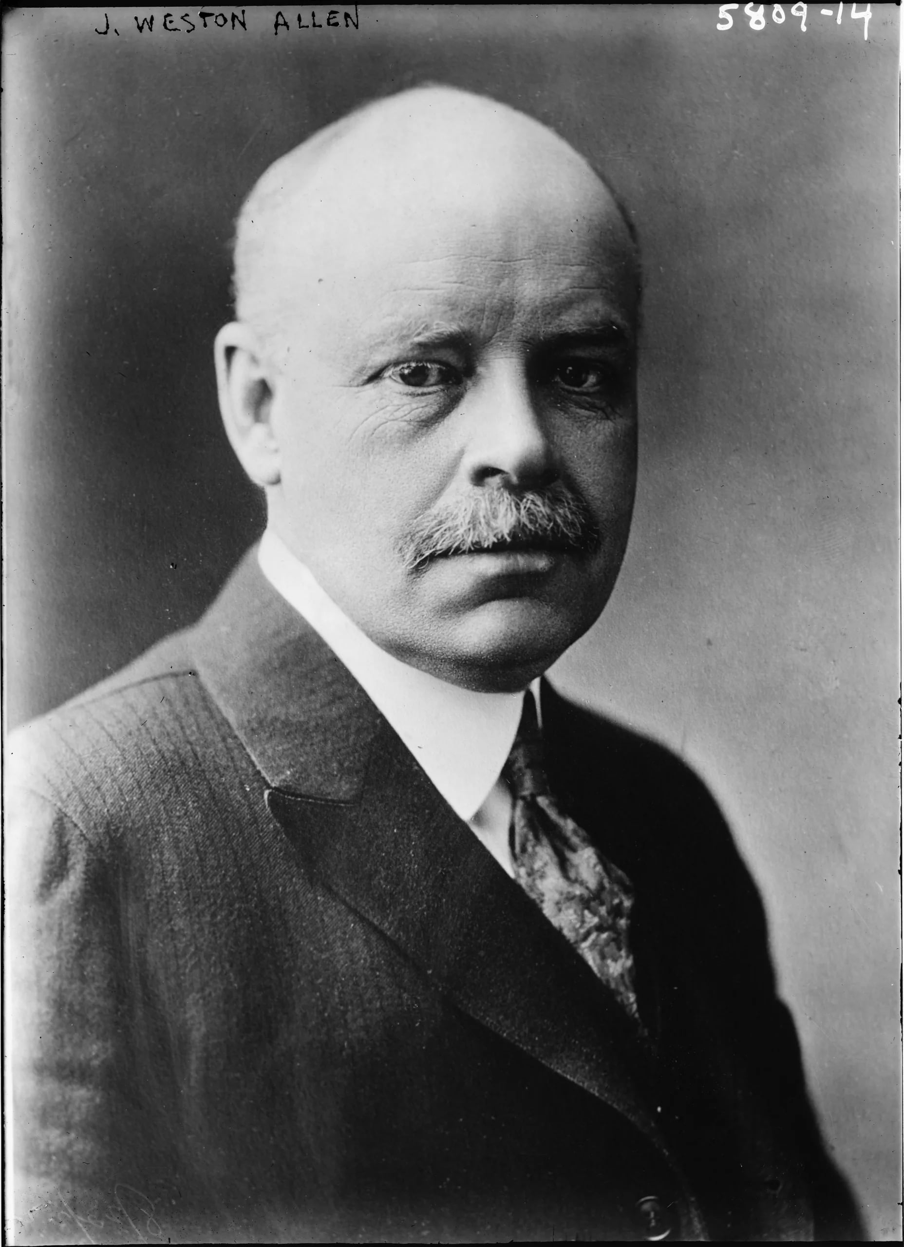 Portrait of J. Weston Allen (1872–1942) – memorial page