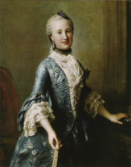 Porträt von Maria Elisabeth von Sachsen (1736–1818) – Gedenkseite