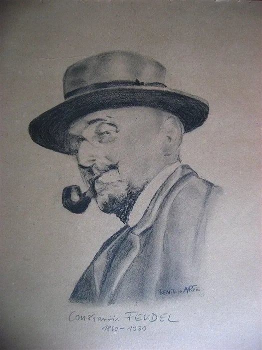 Portrait of Constantin Feudel (1860–1930) – memorial page