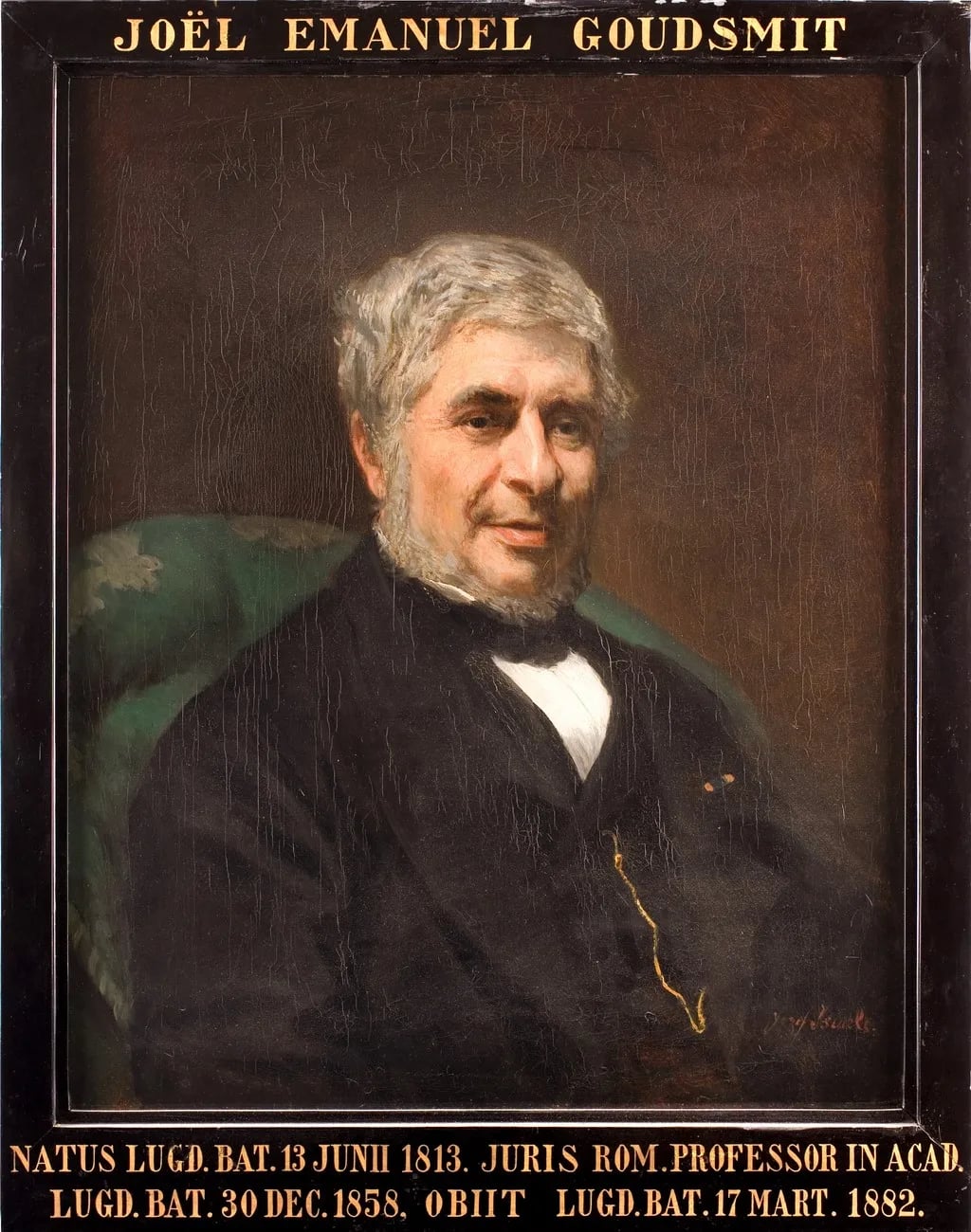 Portrait of Joël Emanuel Goudsmit (1813–1882) – memorial page