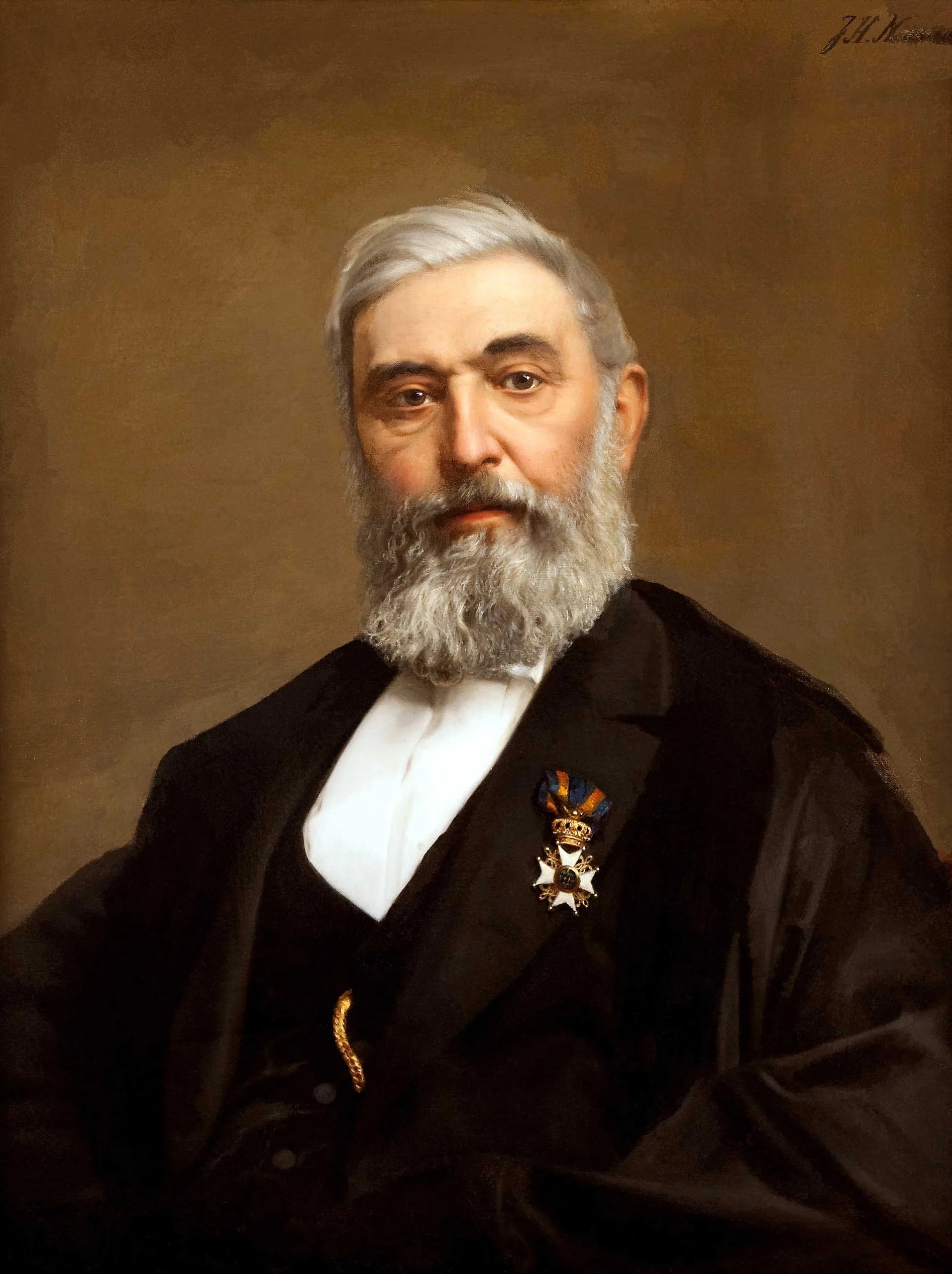 Porträt von Abraham Everard Simon Thomas (1820–1886) – Gedenkseite