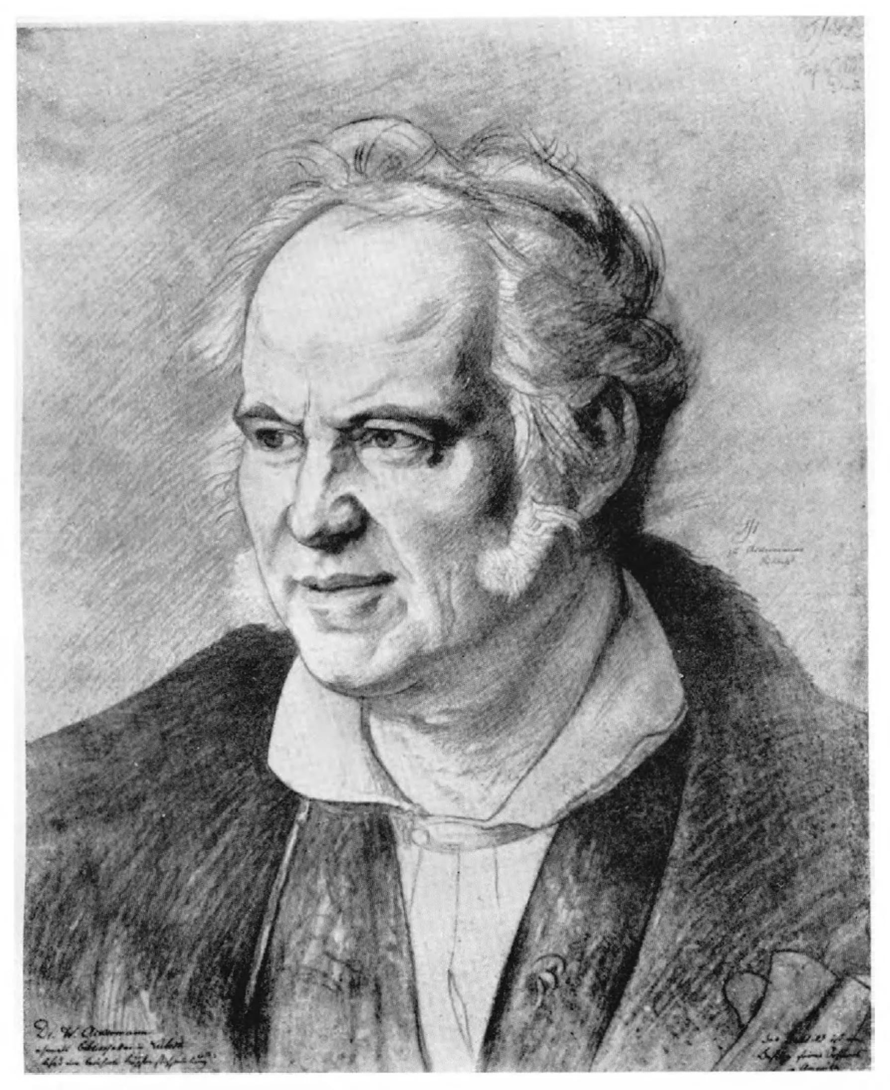Porträt von Wilhelm August Ackermann (1793–1865) – Gedenkseite