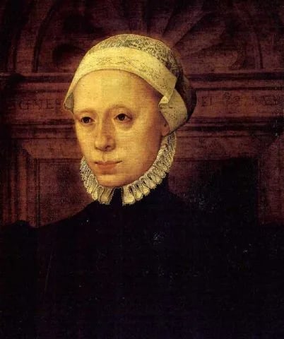 Porträt von Agnes von Bentheim und Steinfurt (1531–1589) – Gedenkseite