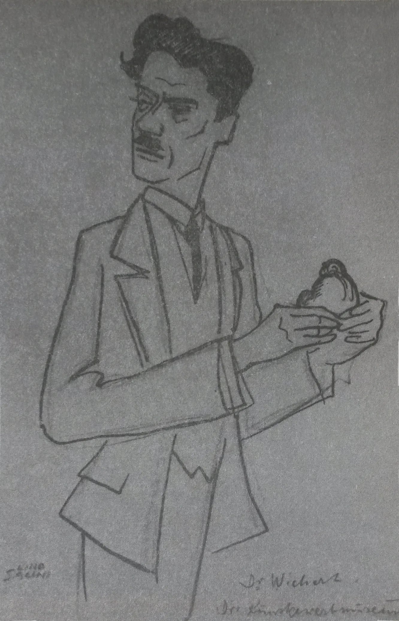 Porträt von Fritz Wichert (1878–1951) – Gedenkseite