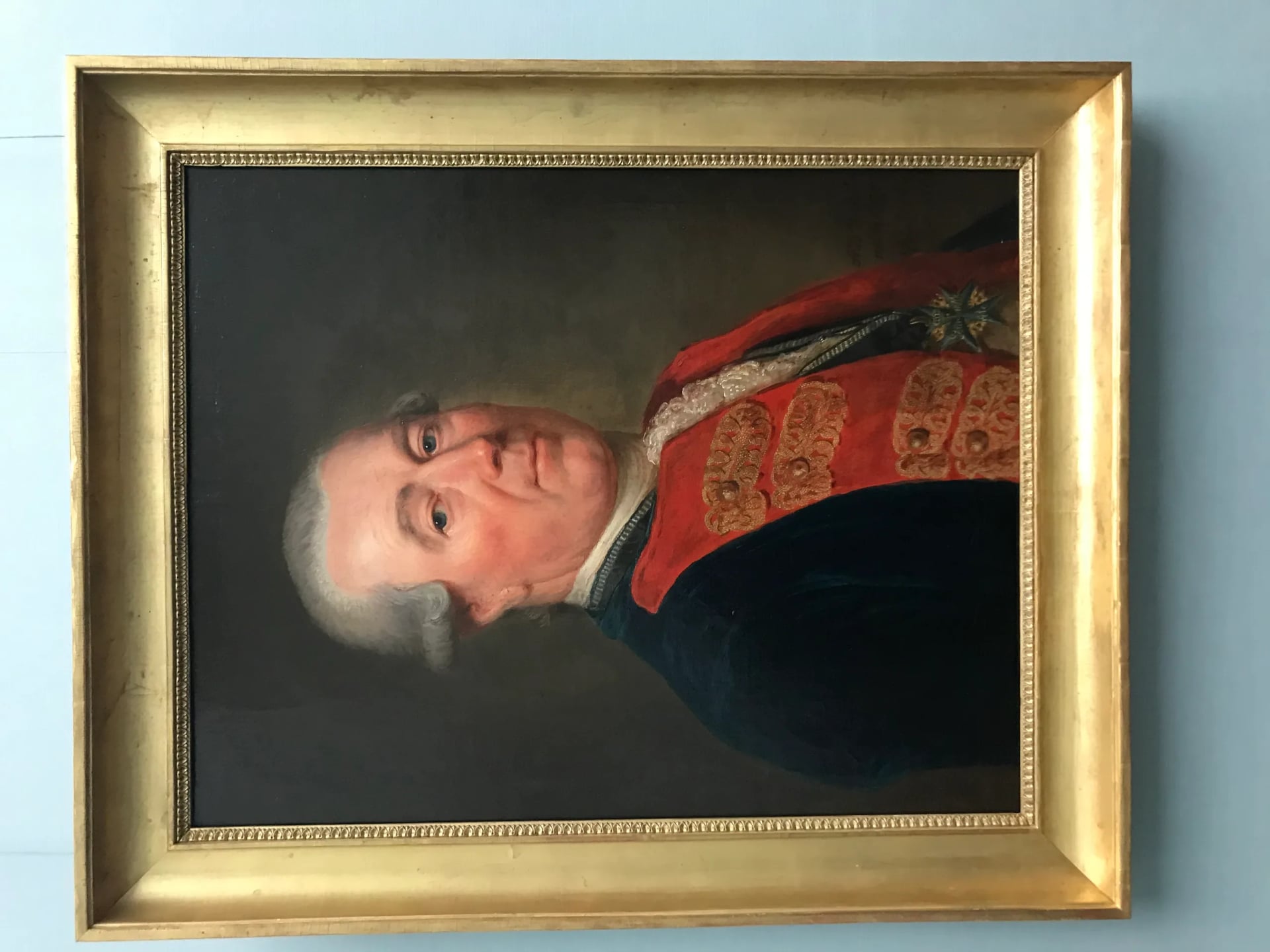 Porträt von Alexander Friedrich von Woldeck (1720–1795) – Gedenkseite