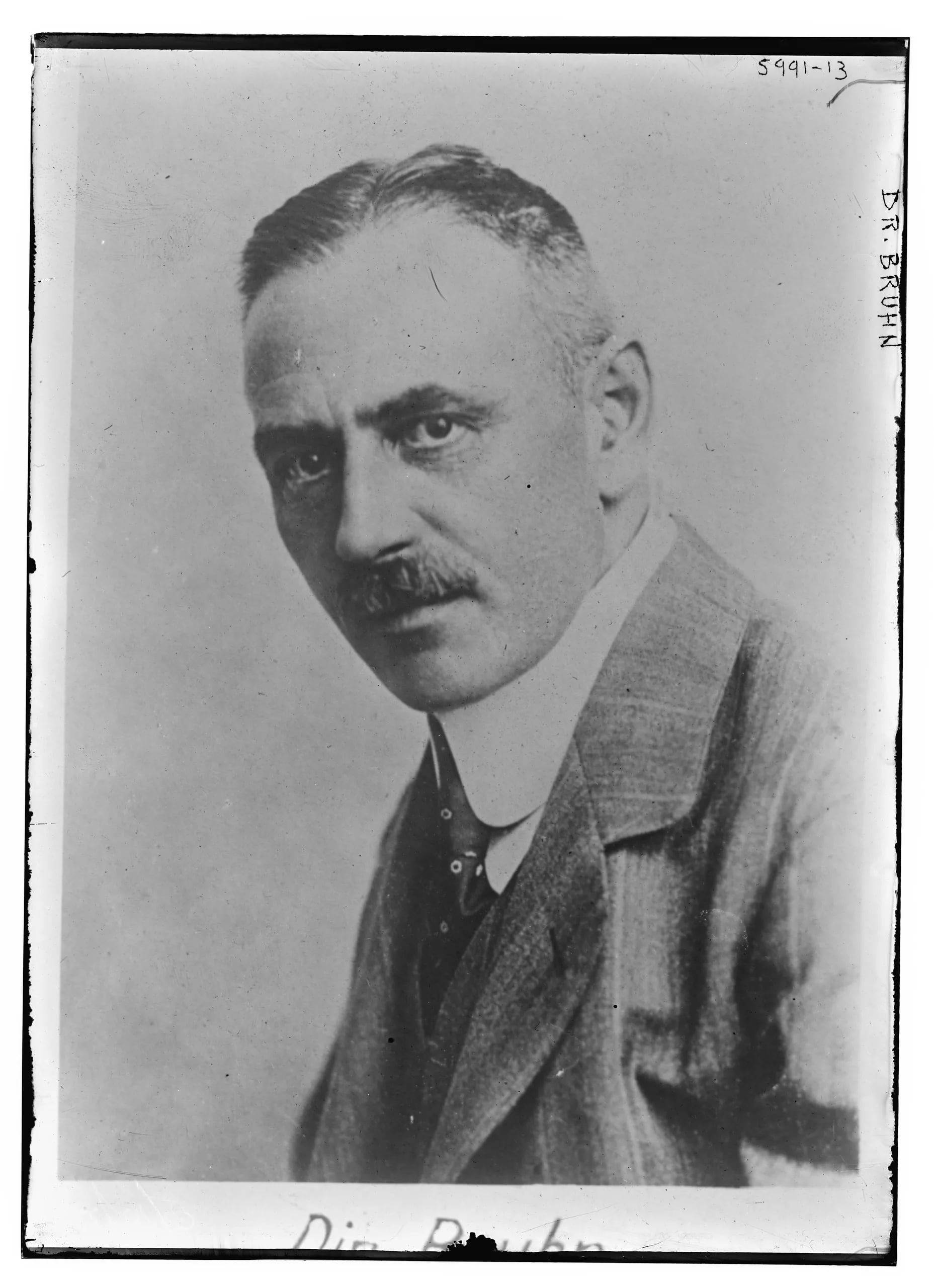 Portrait of Bruno Bruhn (1872–1958) – memorial page