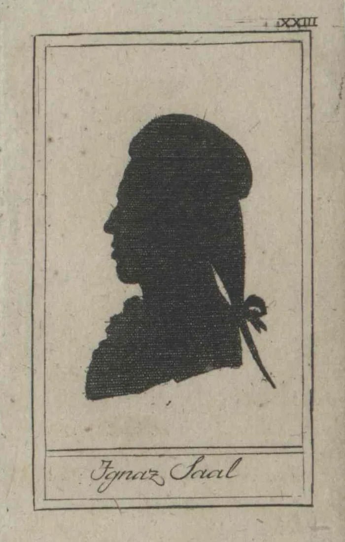 Porträt von Ignaz Saal (1761–1836) – Gedenkseite