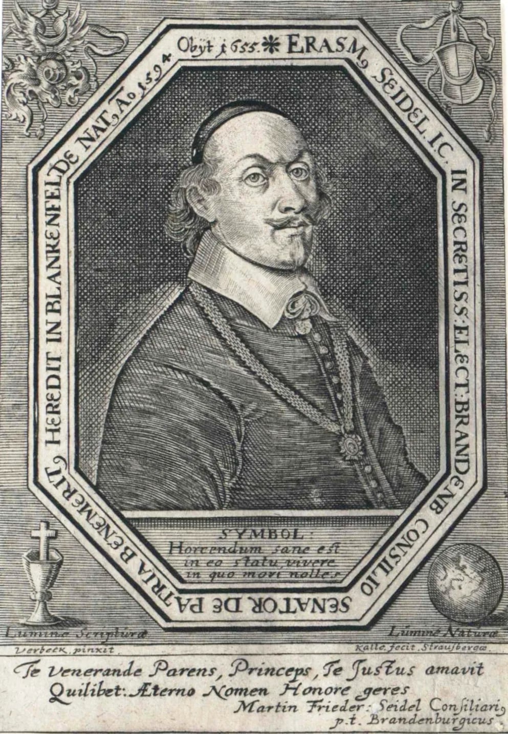 Porträt von Erasmus Seidel (1594–1655) – Gedenkseite