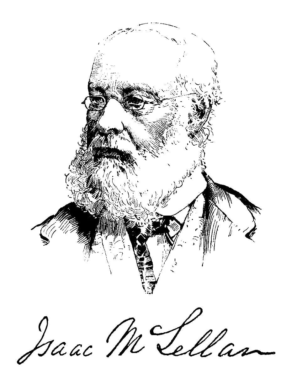 Porträt von Isaac McLellan (1806–1899) – Gedenkseite