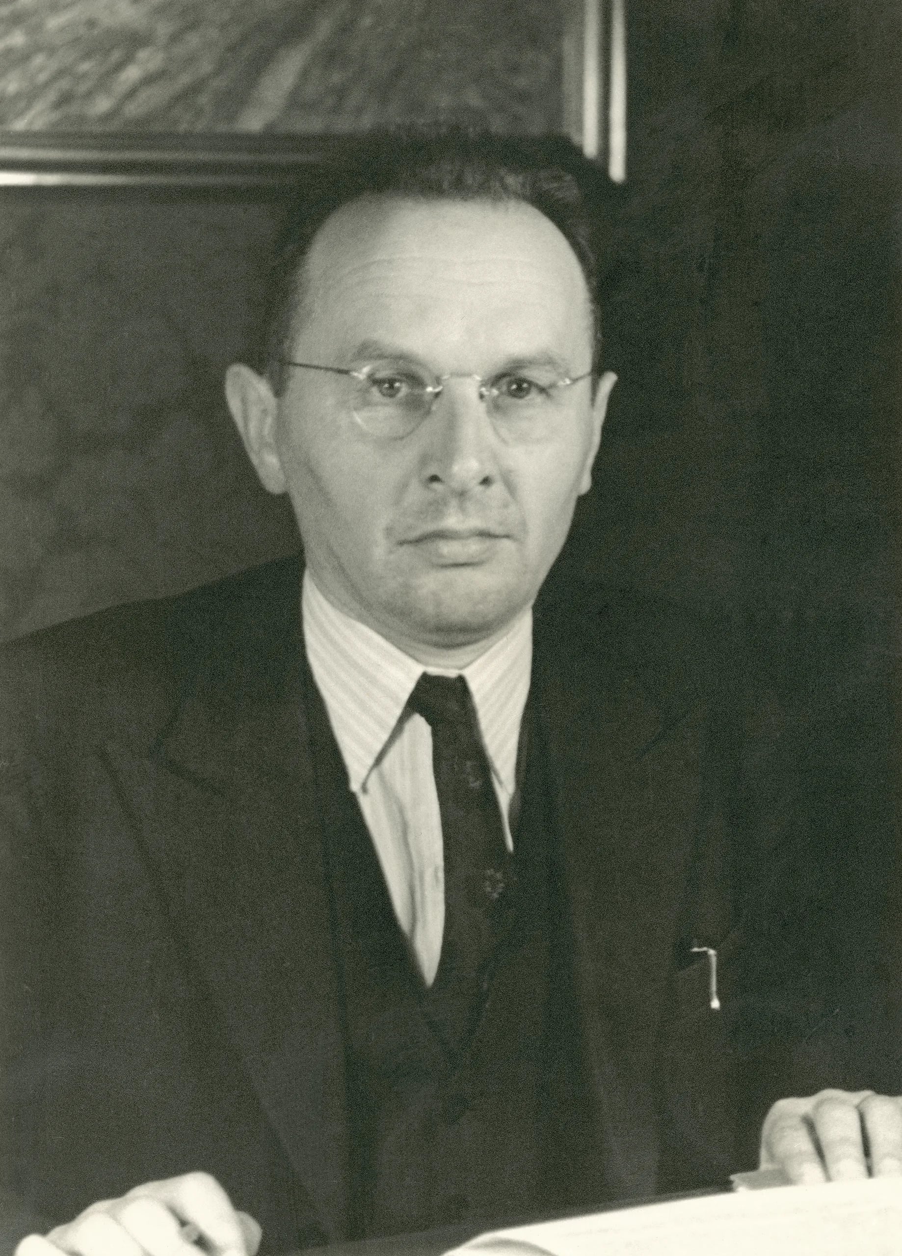 Portrait of Walter Saxer (1896–1974) – memorial page