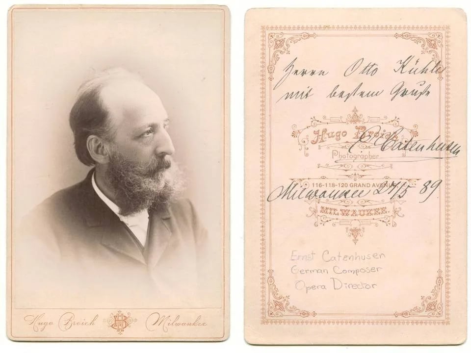 Porträt von Ernst Catenhusen (1841–1918) – Gedenkseite