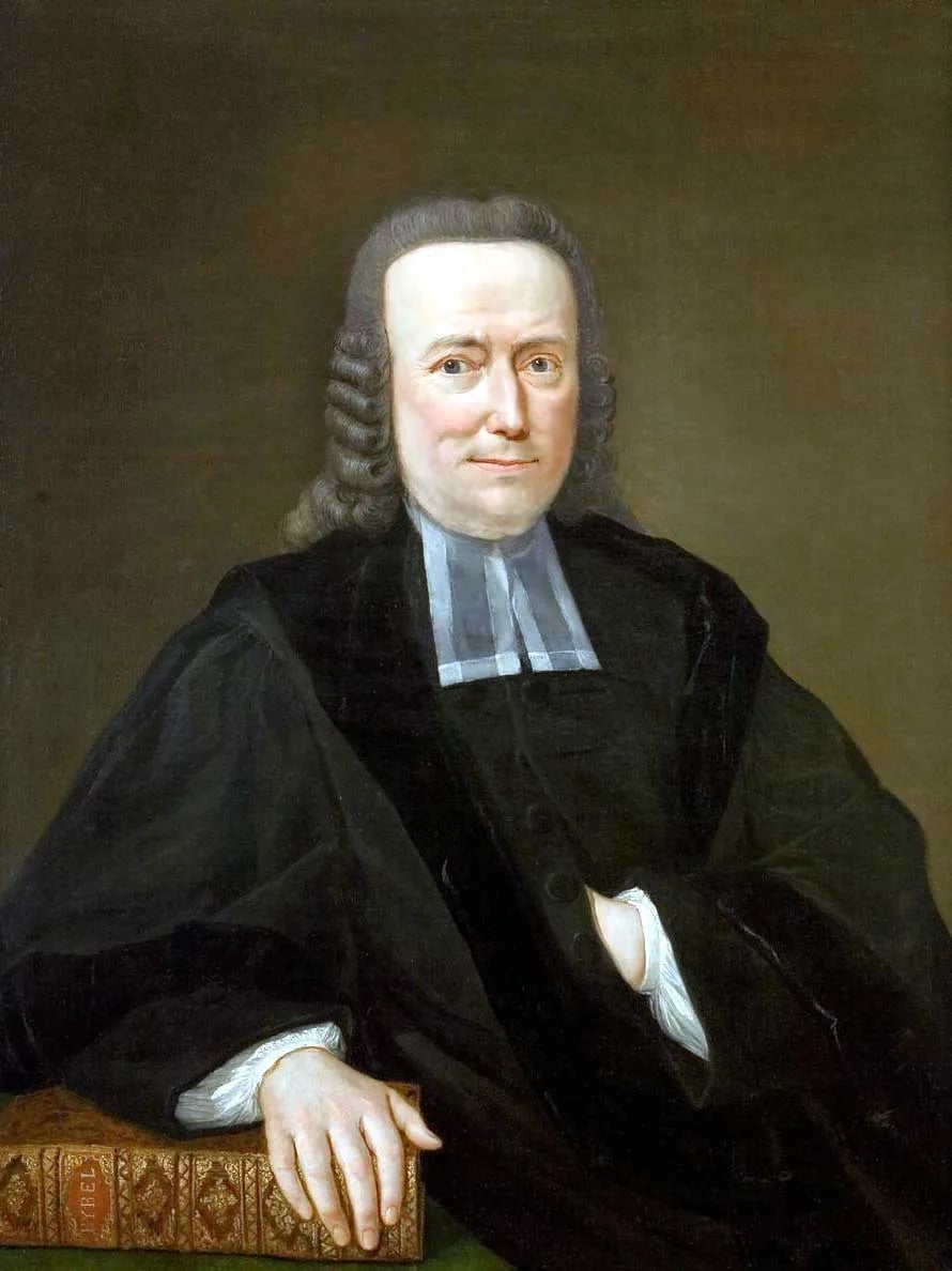 Porträt von Bernhardinus de Moor (1709–1780) – Gedenkseite
