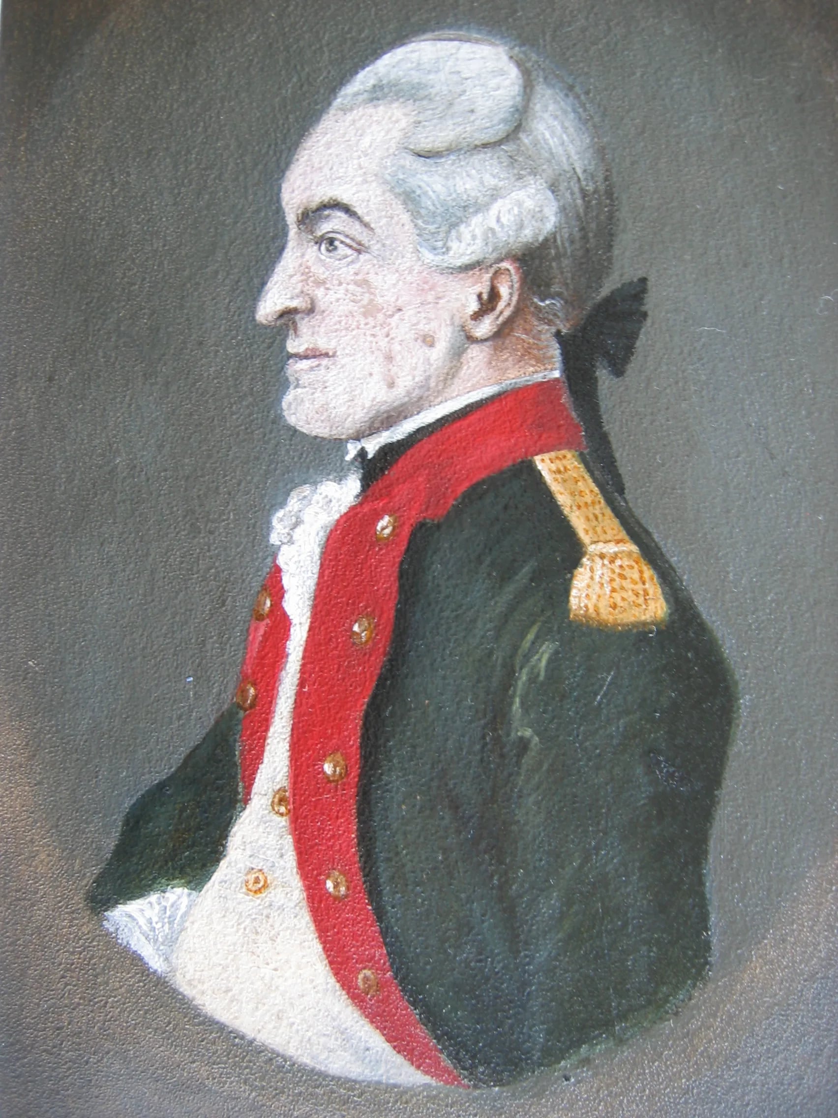 Porträt von Johann Gottlieb Tielke (1731–1787) – Gedenkseite