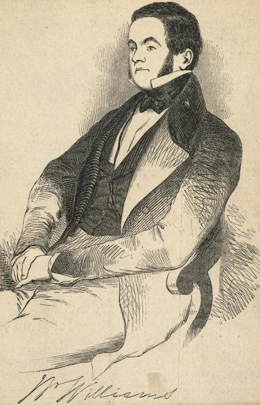 Porträt von William Williams (1788–1865) – Gedenkseite