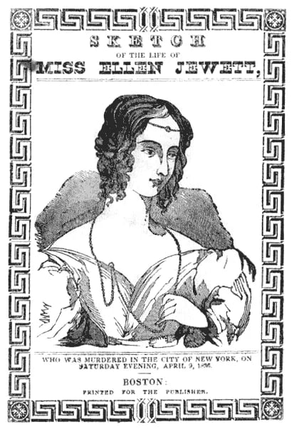 Portrait of Helen Jewett (1813–1836) – memorial page