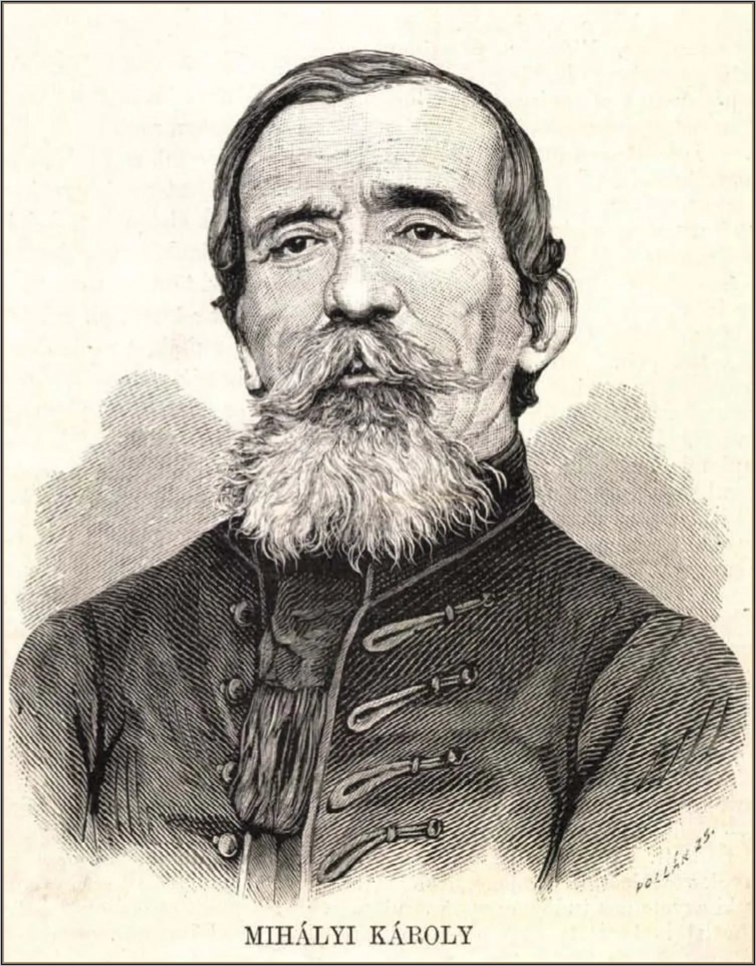 Portrait of Károly Mihályi (1808–1880) – memorial page