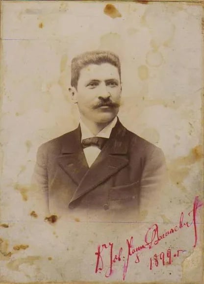 Porträt von Jovan Hadži-Vasiljević (1866–1948) – Gedenkseite