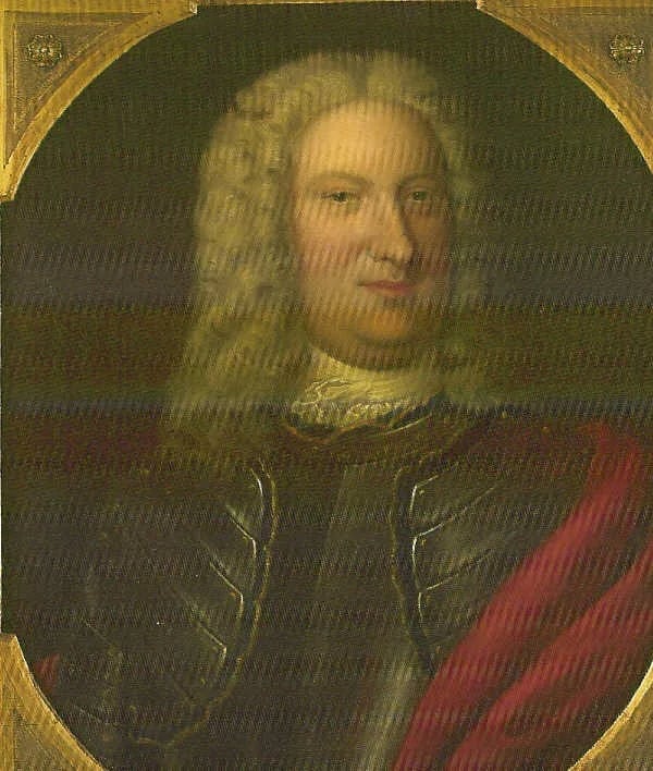 Porträt von Rudolf Anton von Alvensleben (1688–1737) – Gedenkseite