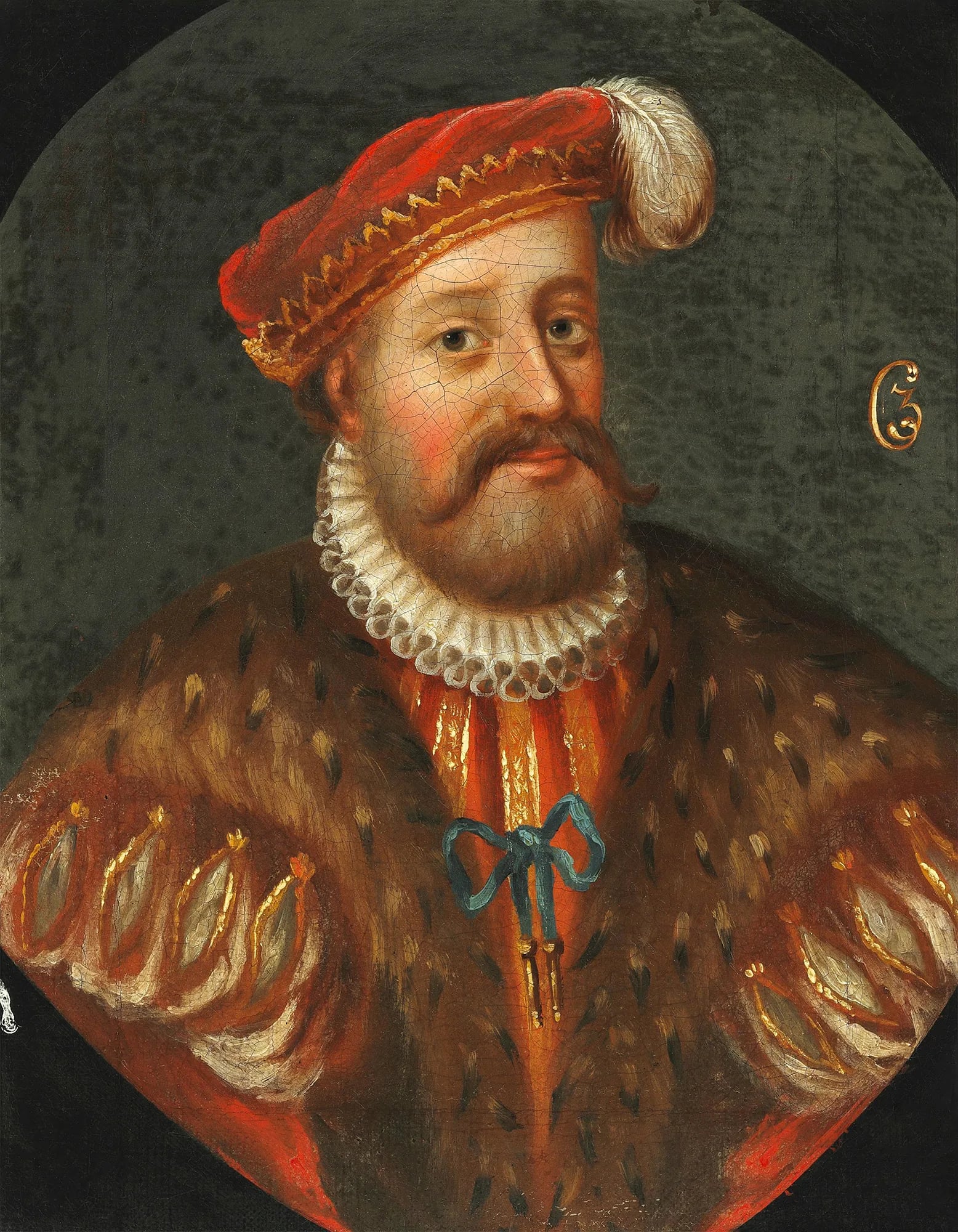 Porträt von Christian III. (1503–1559) – Gedenkseite
