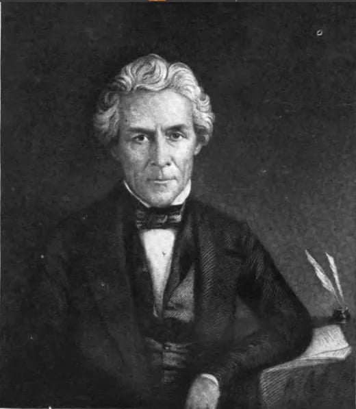 Portrait of John Bouvier (1787–1851) – memorial page