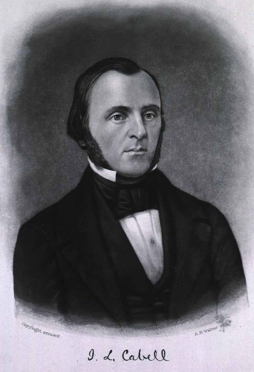 Porträt von James Lawrence Cabell (1813–1889) – Gedenkseite
