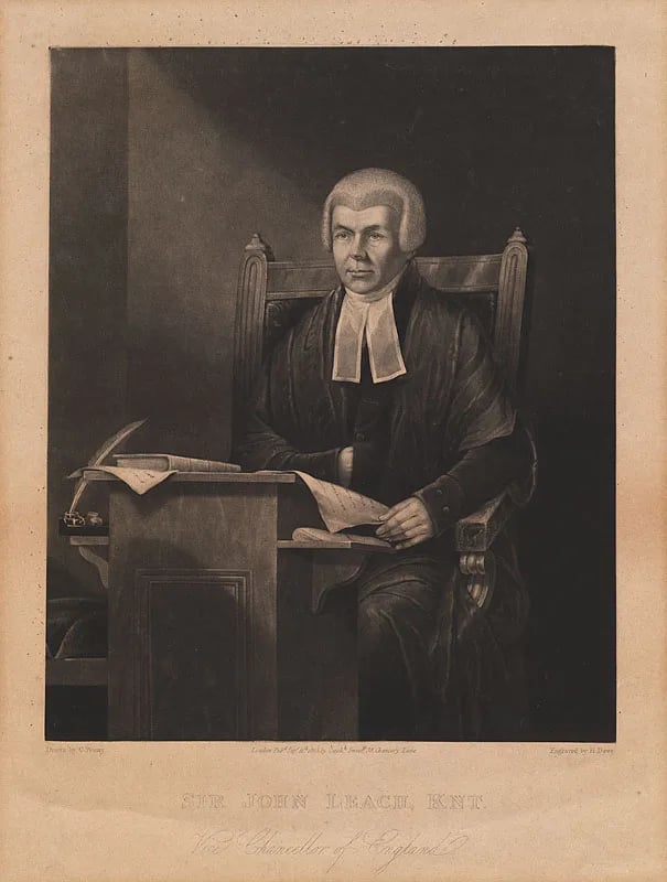 Portrait of John Leach (1760–1834) – memorial page