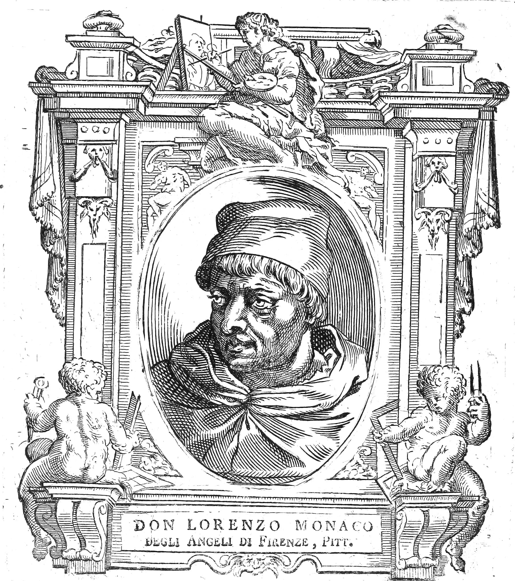 Porträt von Lorenzo Monaco (1370–1425) – Gedenkseite