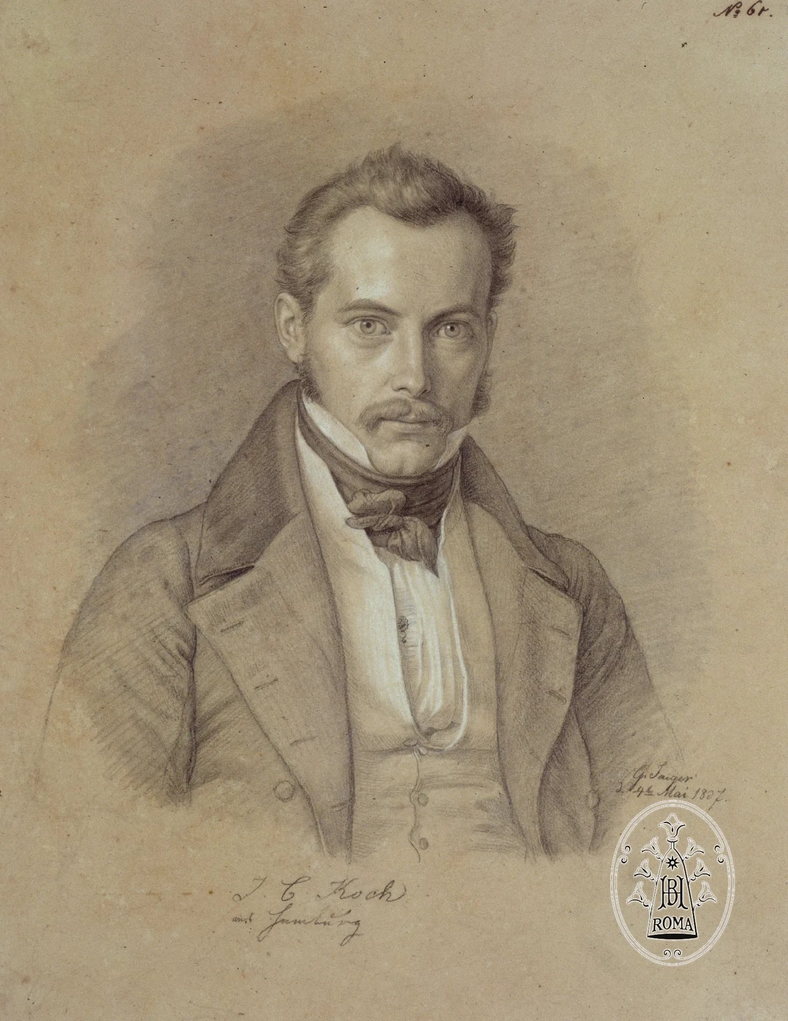 Portrait of Carl Koch (1806–1900) – memorial page