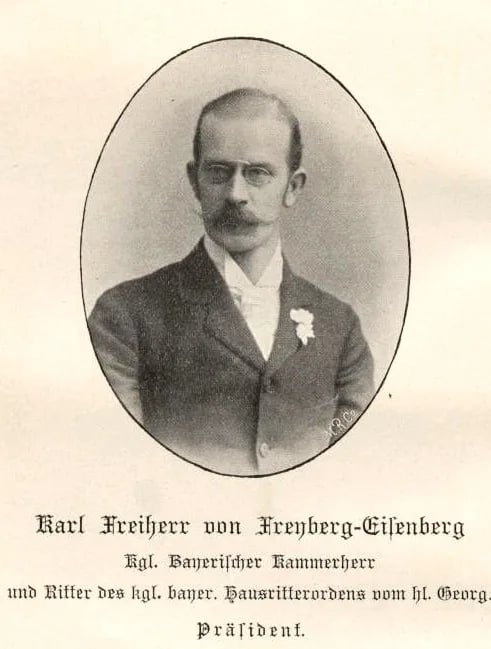 Porträt von Karl von Freyberg (1866–1940) – Gedenkseite