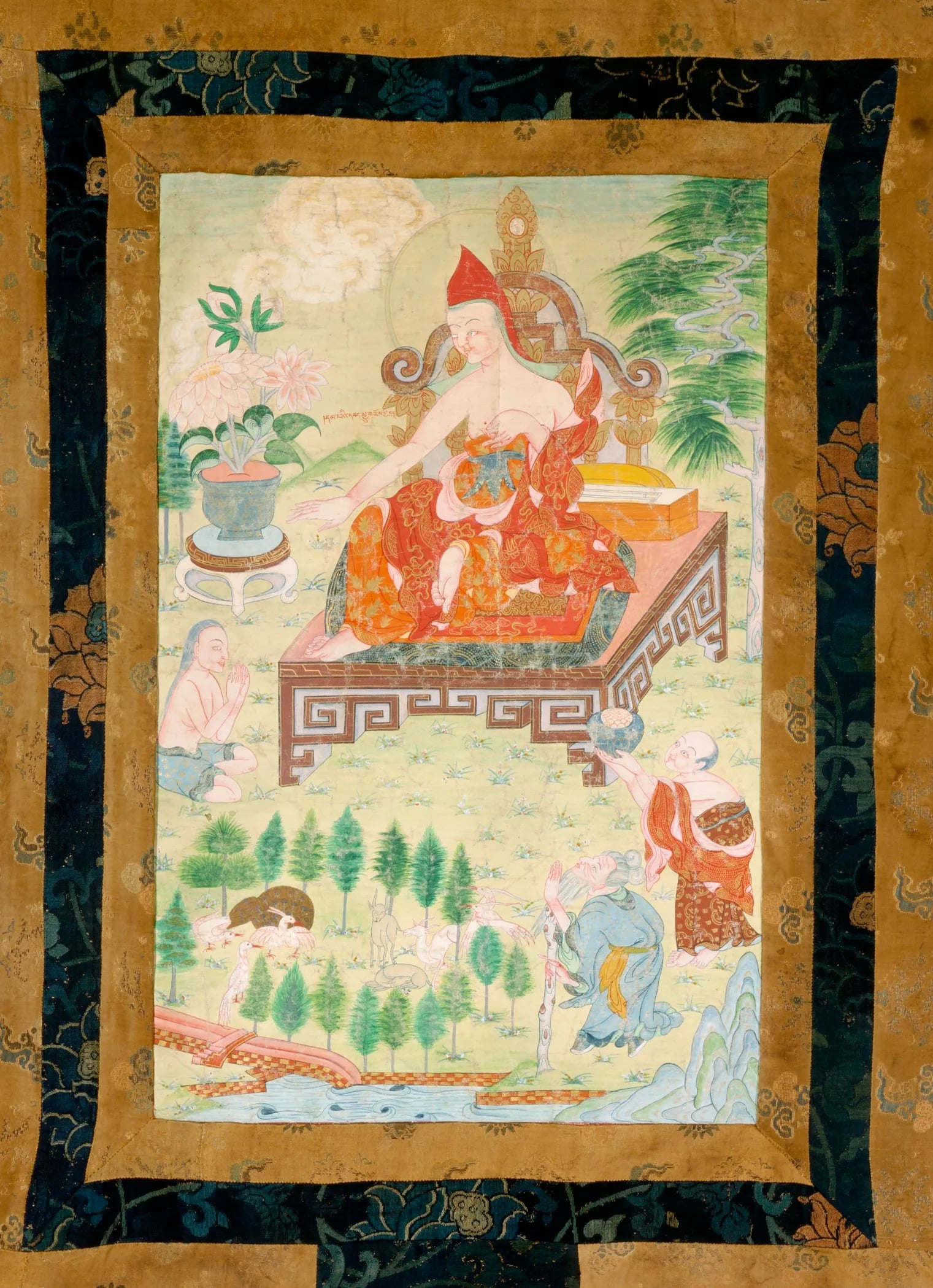 Porträt von Guru Chökyi Wangchug (1212–1270) – Gedenkseite