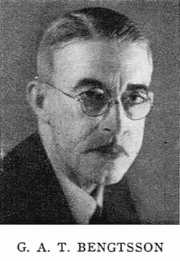 Portrait of Gustaf Bengtsson (1886–1965) – memorial page